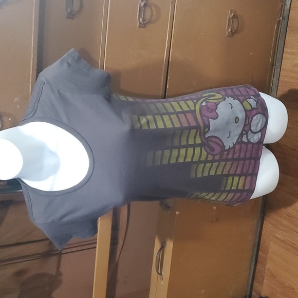 IMAGINARY PEOPLE HELLO KITTY cap sleeve tshirt.. #5108 - Picture 1 of 7